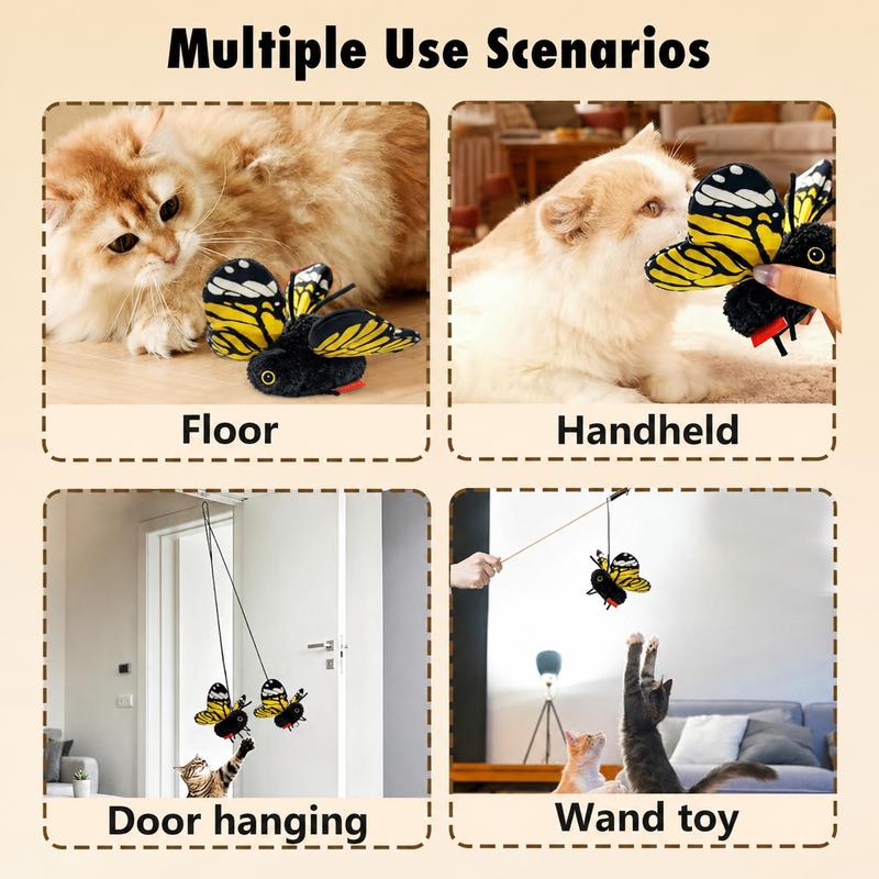 Real Prey™ - Realistic Butterfly Interactive Toy For Cats