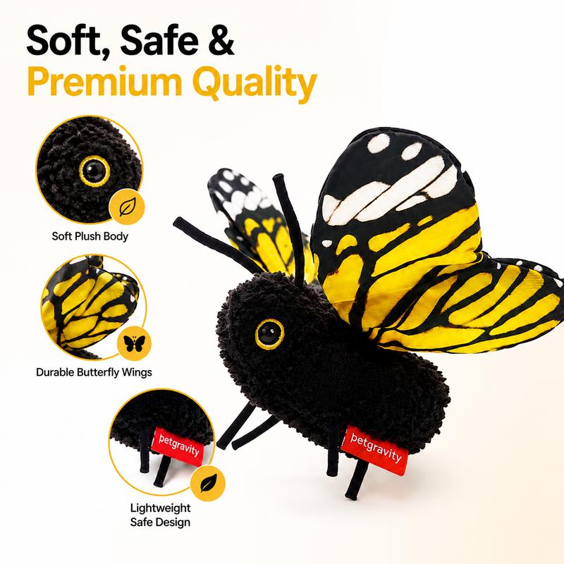 Real Prey™ - Realistic Butterfly Interactive Toy For Cats